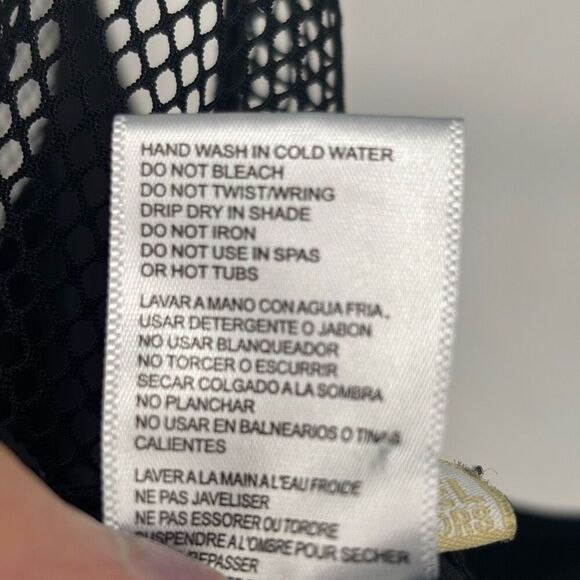 Michael Kors Sheer Panel‎ One Piece Swimsuit Black Size 12 - Picture 9 of 9